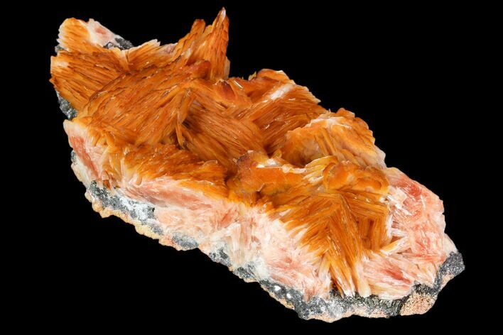 Pink and Orange Bladed Barite - Mibladen, Morocco #103729